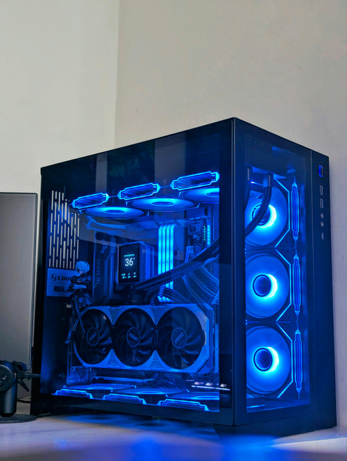 Adapt Elite High Performance Gaming PC - Blue RGB Lian Li Build